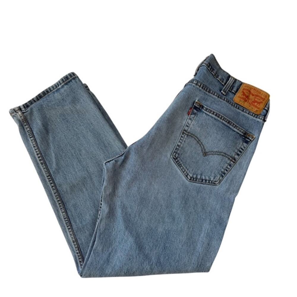 Levi's 505 Medium wash Straight Leg Blue Jeans 38x30